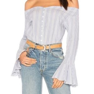 Free People March to the Beat Off the Shoulder Top